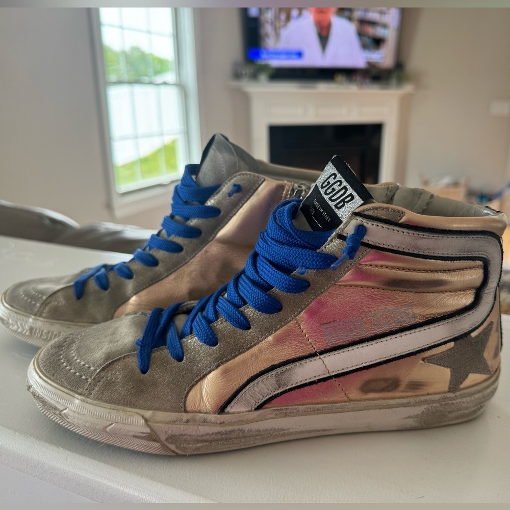 Rose gold Golden Goose Slide